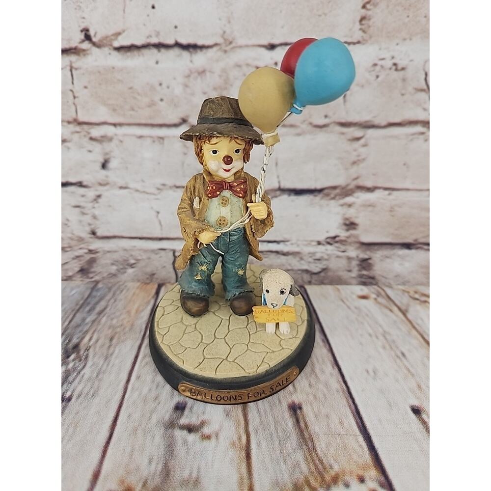 Vintage Emmett Jr Balloons For Sale Dog Stanton Arts 1995 Clown Figurine